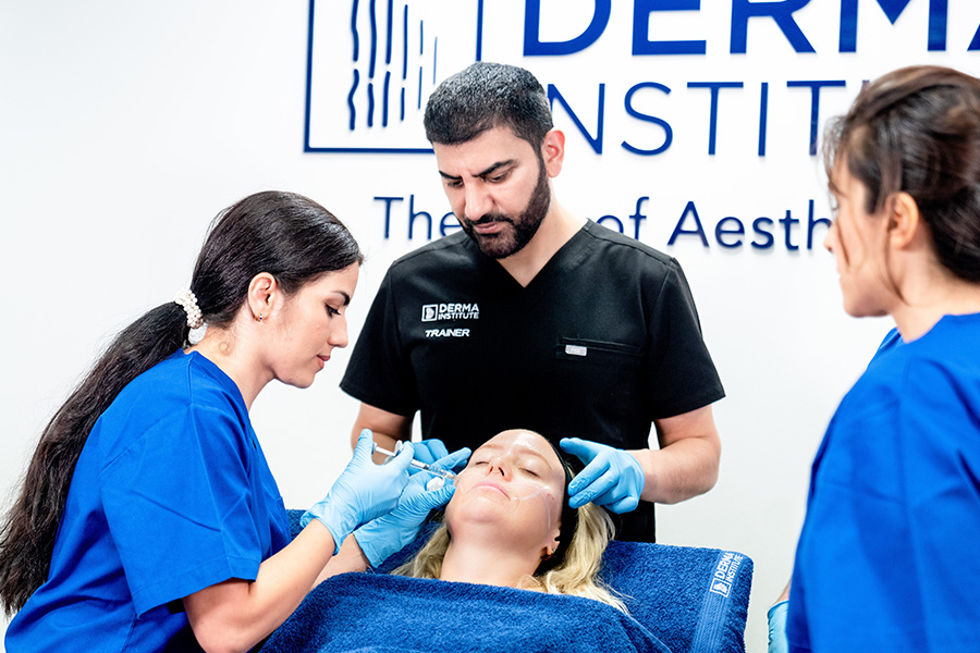 Facial Mastery certificate training at Derma Institute