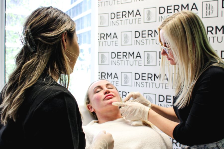 Botox & Dermal Filler training at Derma Institute's aesthetics training centre