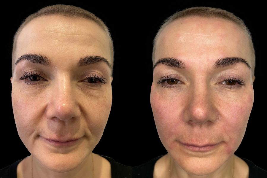 nasolabial line filler before and after